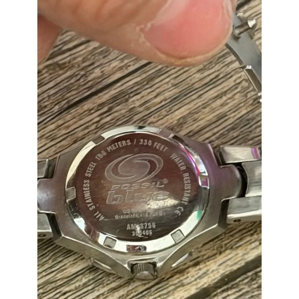 Fossil blue watch
